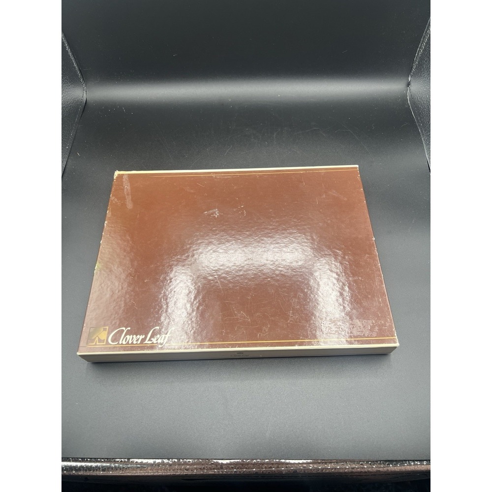 Clover Leaf Cork Backed Table Mats - Set 6 -Vtg - Yesteryear. With Original Box